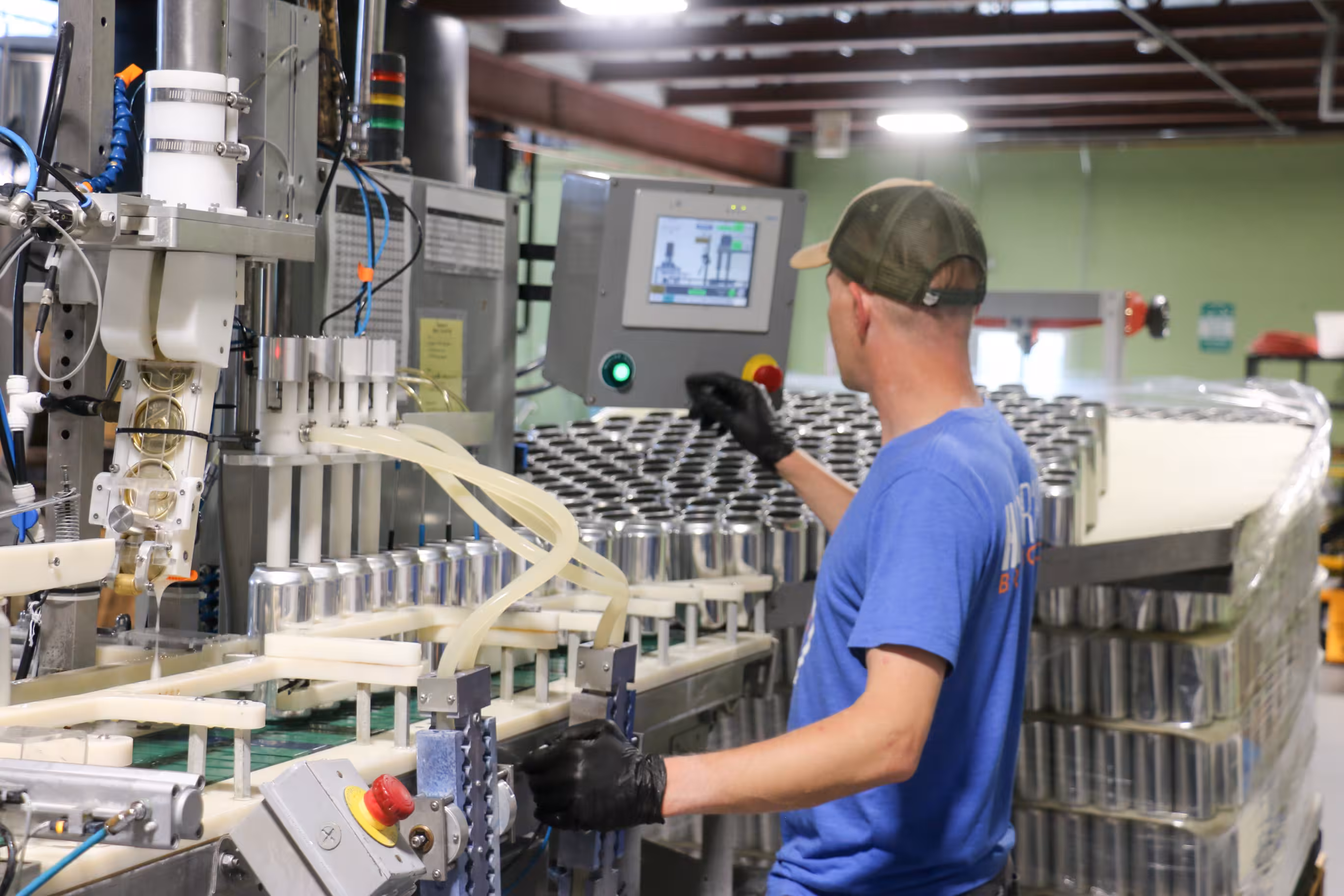 a man working in a factory