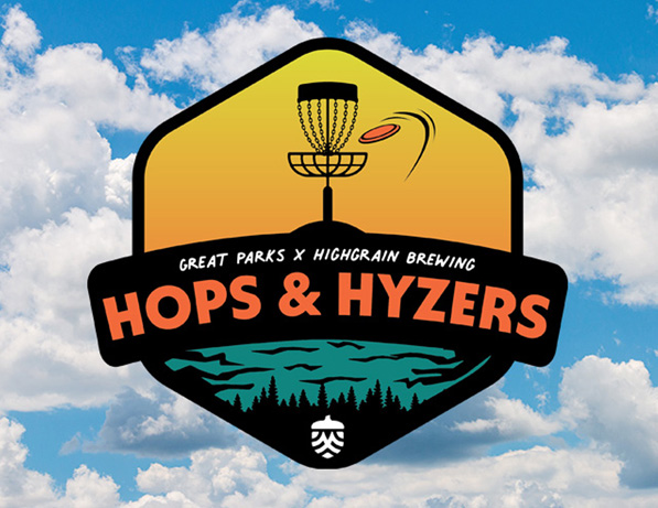 a logo with clouds in the sky