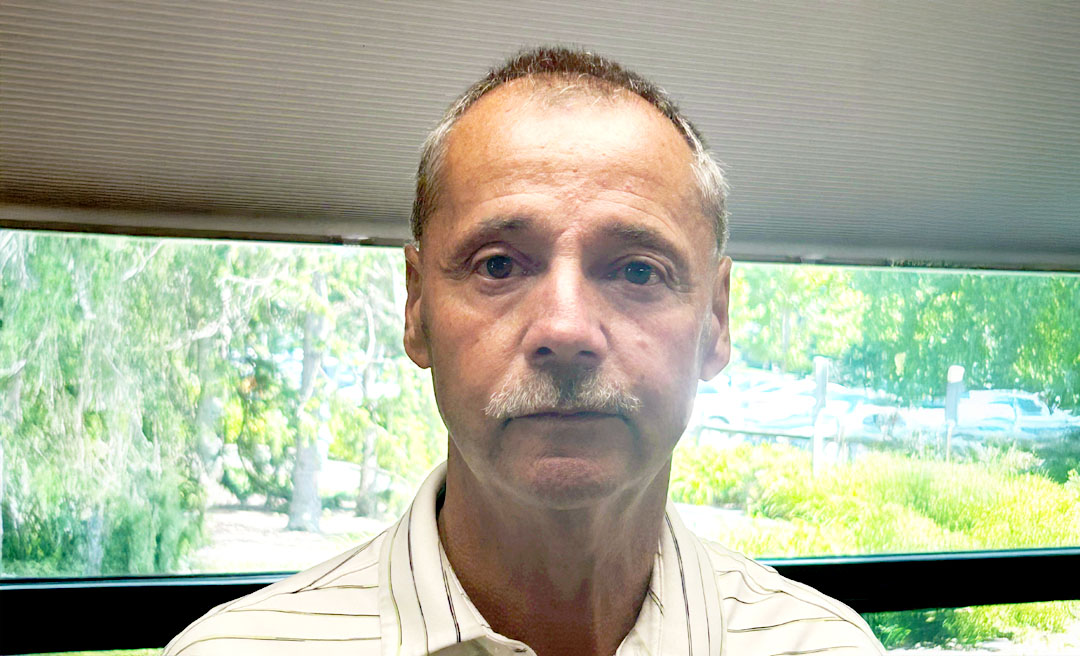 a man with a mustache