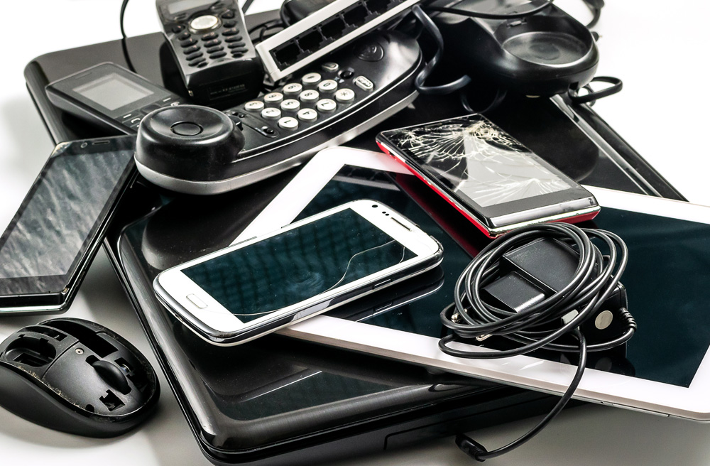 a group of phones and a phone