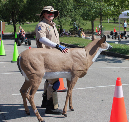 a person in a garment